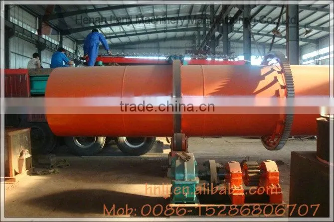 Rotary drum dryer for mineral ore concentration