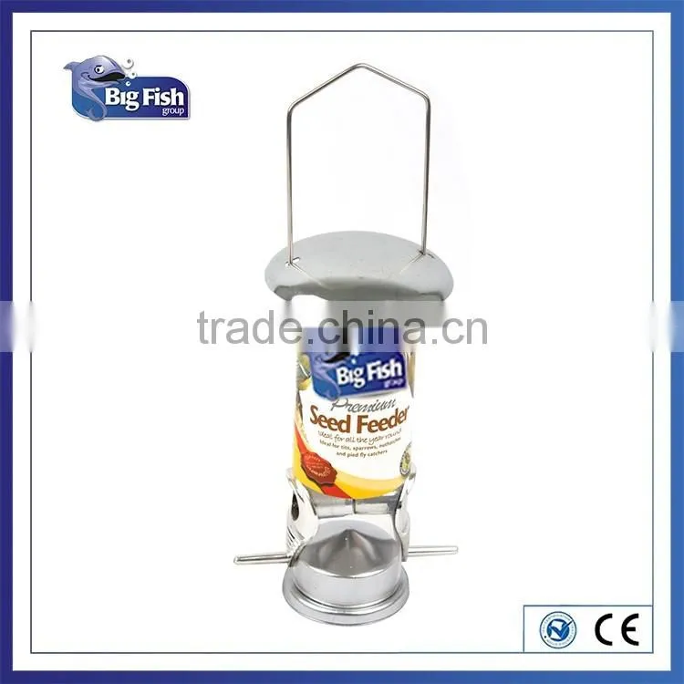 Hight quality Small Seed metal hanging bird feeder for garden decoration ,Modern brief fat ball hanging metal bird feeder