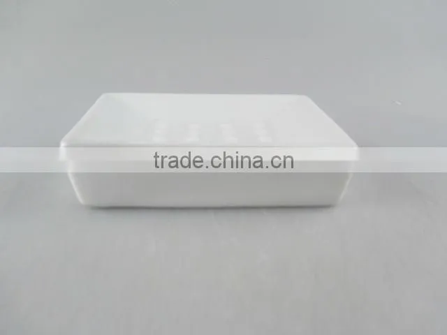 White ceramic toilet soap holder in stock