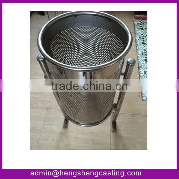 Hot selling Stainless Steel bin waste bin big waste bin(HS-HL-21)
