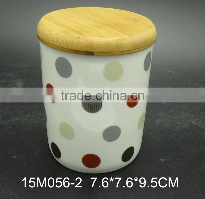 Promotion Colorful Small airtight Ceramic Spice Jar