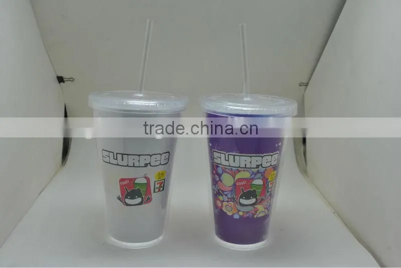 Clear Dome Lid Tumbler Double Wall