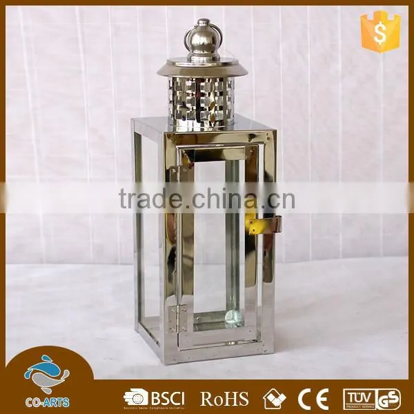 Garden Stainless Steel metal Candle Lantern