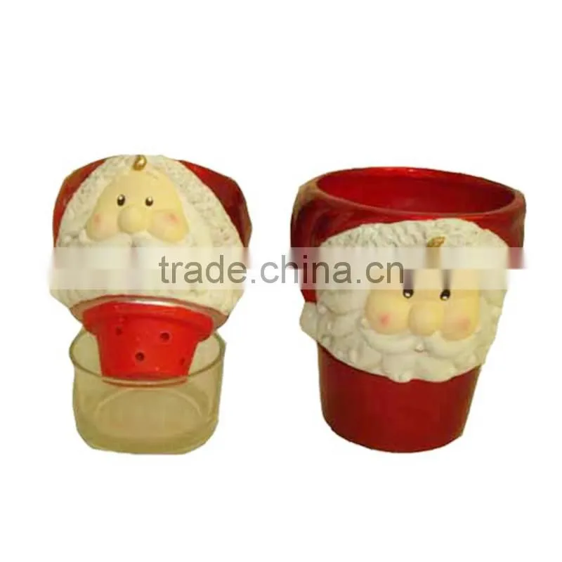 ceramic flower pot for Christmas ornaments