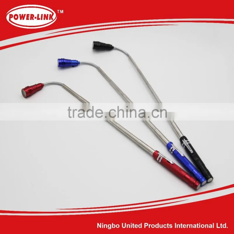 3Led Telescopic torch with magnetic,with 4*LR44 Batteries