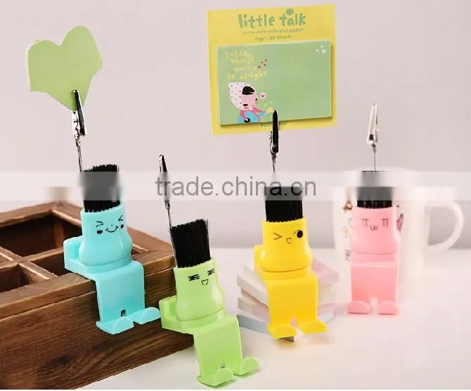 2015 Modern timekeeper photo memo holder/custom small plastic memo clip/ design memo clip China supplier