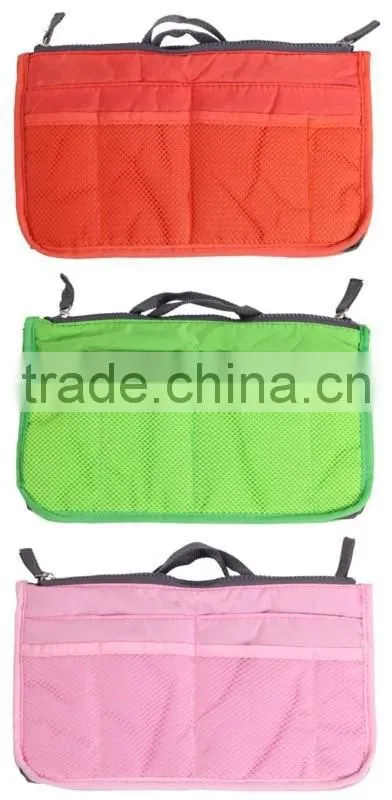 2015 Women's Bag Purse Travel Organiser Organizer Insert Designer Handbag Pouch Large Liner make up storagebag
