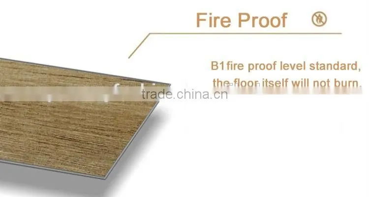 Home decoration good quality quick click lock pvc floor