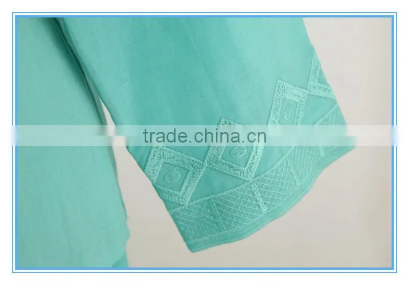 Ramie Linen Embroidery 3pcs Sets Western Boutique Style Ladies Church Suit