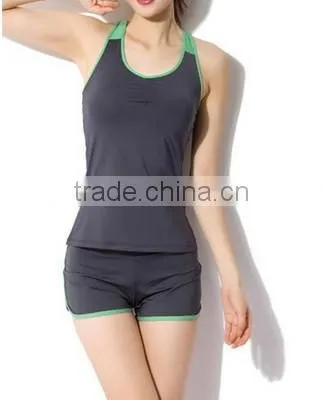 Yellow Summer Women Yoga Coordinates Wear Modal Sport Clothes