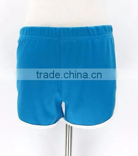 Runwaylover Custom Summer Sexy Bright Color Hot High Waist Gym Sport Women Cotton Shorts