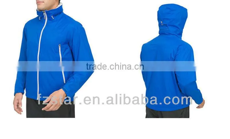 Hot sale man 100% nylon windproof waterproof outdoor jacket NA116