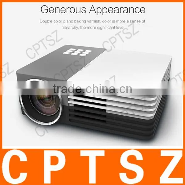 New Arrival GM-50 HD Home Theater Mini LED TV Projector Beamer SD/HDMI/VGA/AV/USB Power LCD Projector