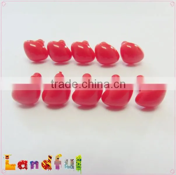 12mm Plastic Red Nose Craft Triangle Nose Bear Dog Cat Bonny Nose