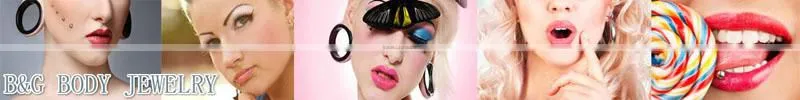 Logo Magnetic Cheater Plugs Earrings 2014 New Body Jewelry Supplier