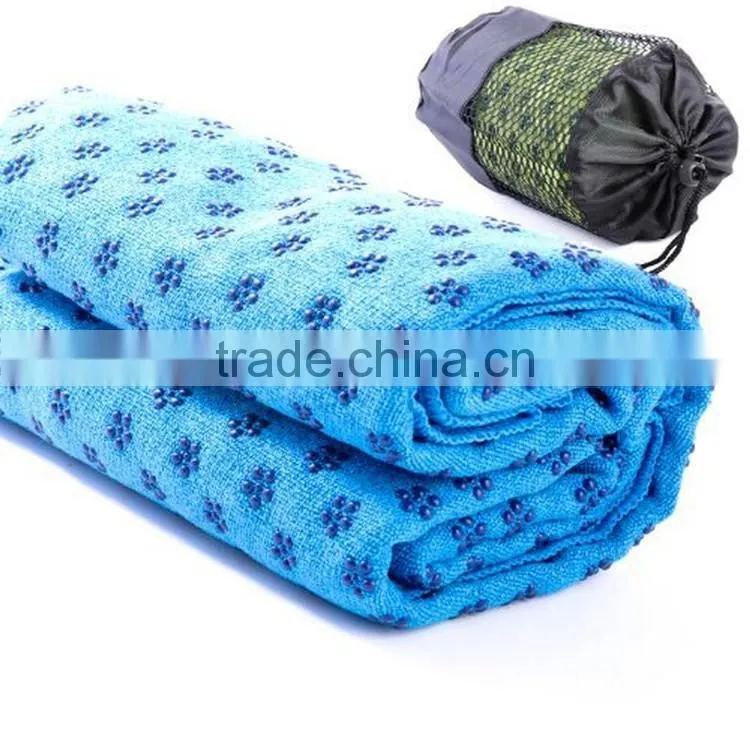 Yoga mat towel private label eco-friendly quick dry microfiber towel