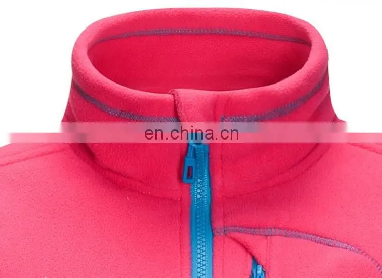 Female thick winter fleece jacket