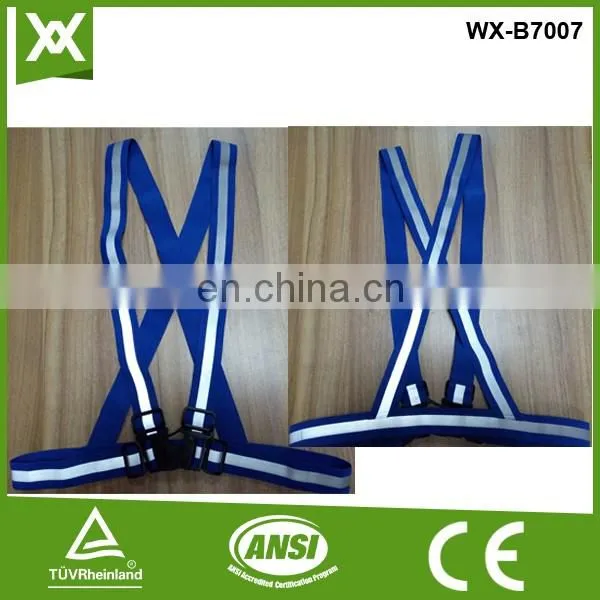 Factory made safety reflective with buckle warning elastic belt