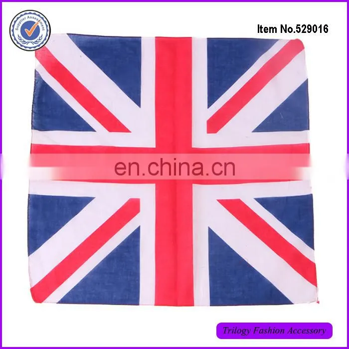 Cheap Stock UK Flag Cotton United Kingdom Bandana