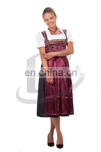 Fashion Boutique Clothing Simple Design Sleeveless Stripe Plus Size Dirndl Maternity Women Long Dirndl (Oktoberfest Garments)