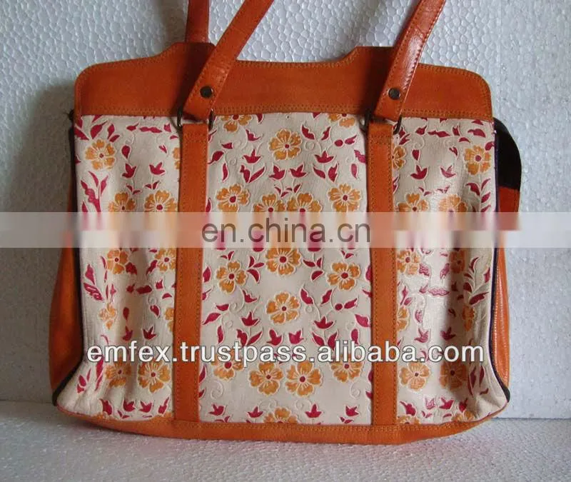 Pure leather handbags, ladies bags, real leather bag manufacturer Exporter