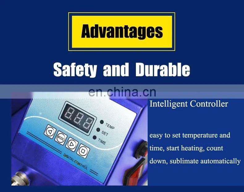 Digital control sublimation ceramic coffee mug printing press machine