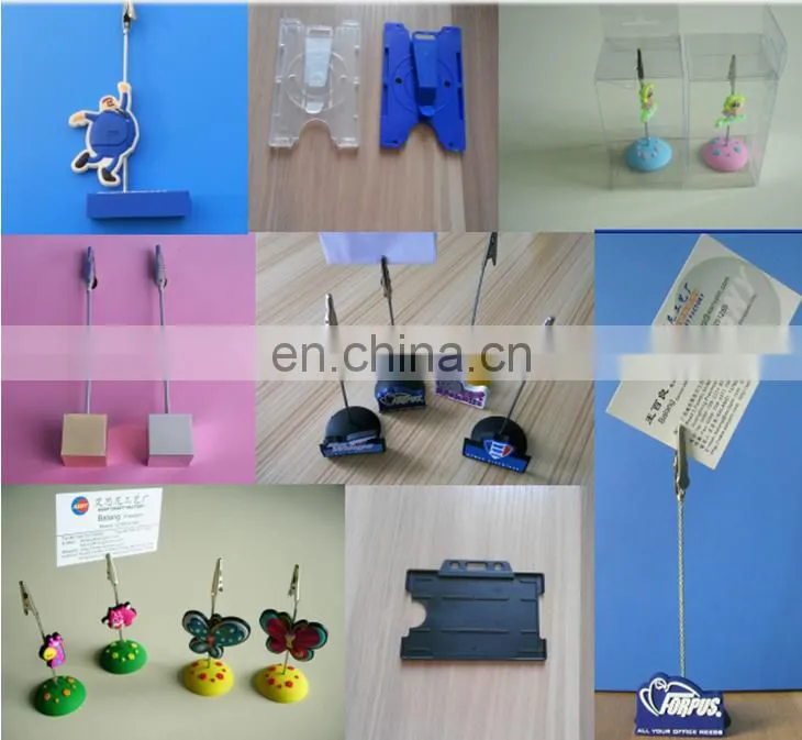 silver gold plated cubic blank memo clip stand wholesale