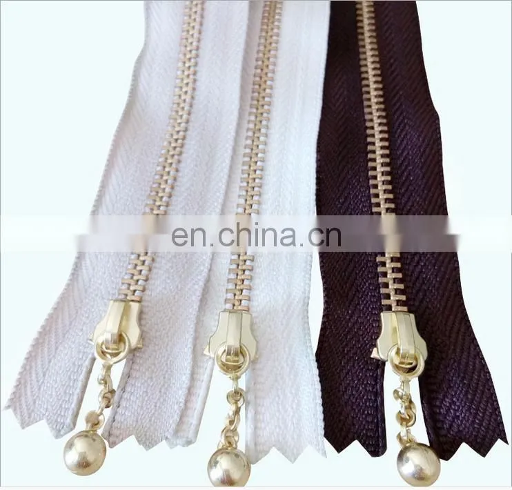 Good Quality MetalTeeth Metal Zipper for wholesale