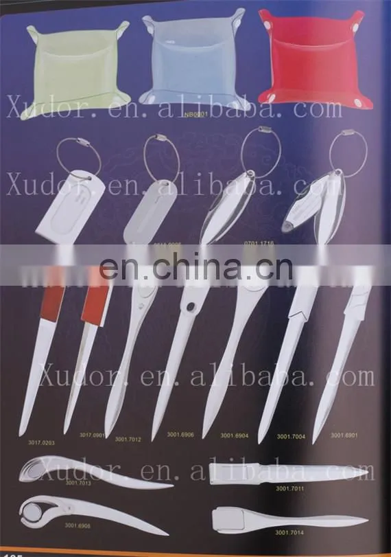 PROMOTIONAL LETTER OPENER STICKY NOTE KEY TAG METAL MEMO SET