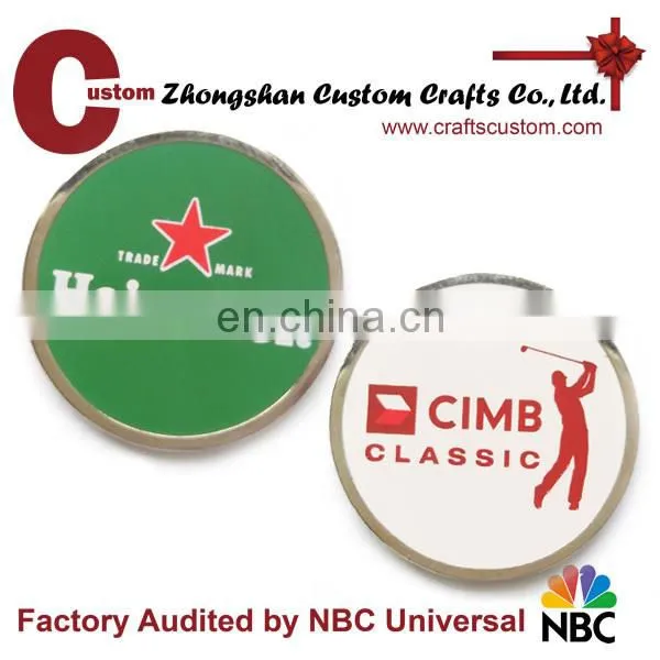 Custom 3D logo gold plated cloisonne commemorative challenge coin