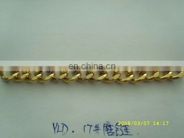 OEM/ODM Bag Accessories Metal Gold Silver Chains for Bag Handle