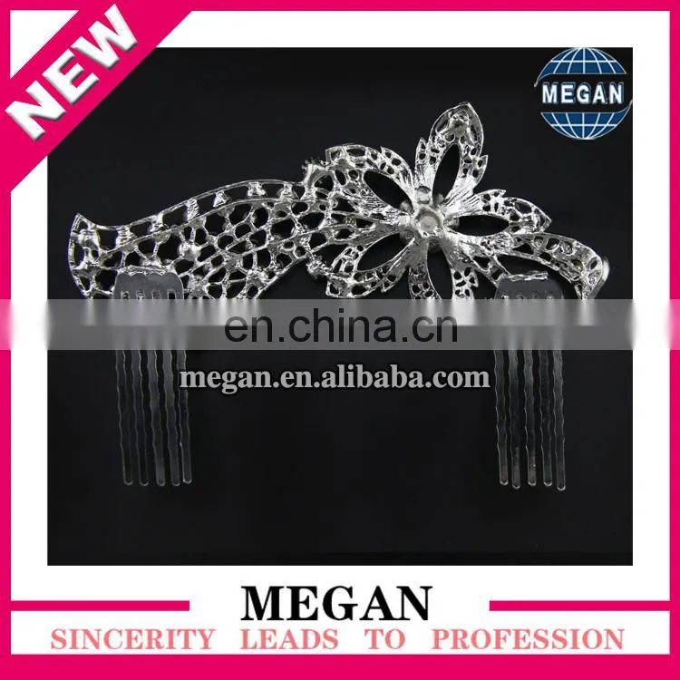 Princess Crown Tiara Comb Hair Clip Bridal Hair Jewelry wedding decorative hair combs