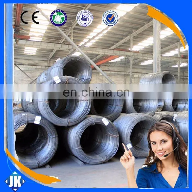 china supplier hot rolled alloy sae1006 ms 6mm steel wire rod coils for nail making