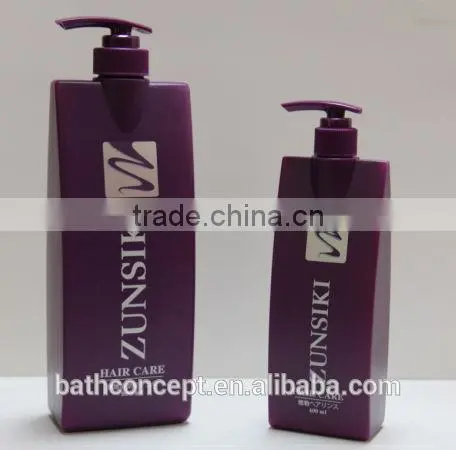Herbal natural shampoo with customized label