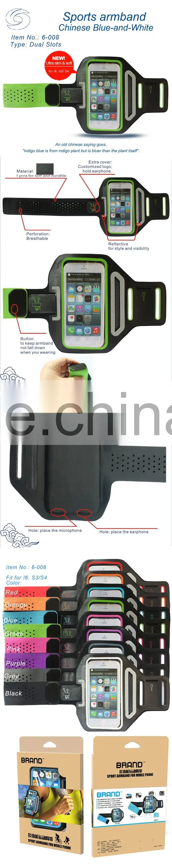 Armband, Sport Excecise Armband fit for iphone6 iphone6s good for running, biking, walking...