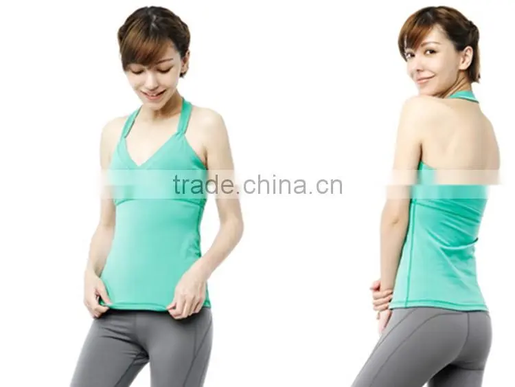 China manufacturer competitive price yoga sports girl tube sexy bra
