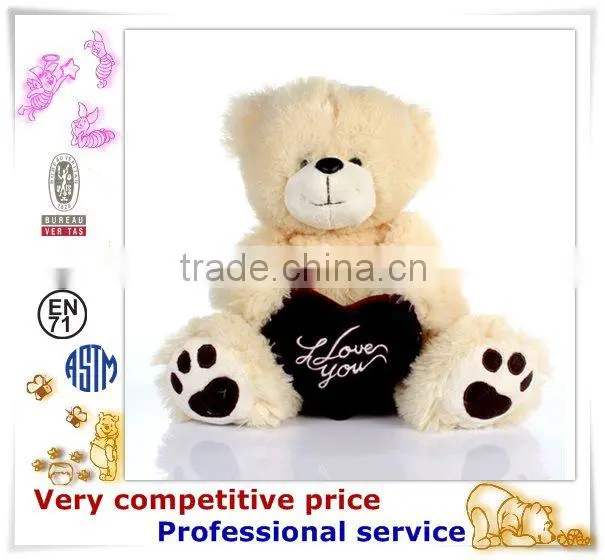 OEM Stuffed Toy,Custom Plush Toys, teddy bear with love heart