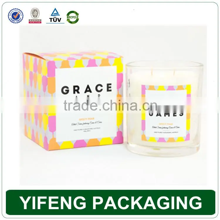 Guangzhou Yifeng custom candle box, paper candle box, candle packaging box