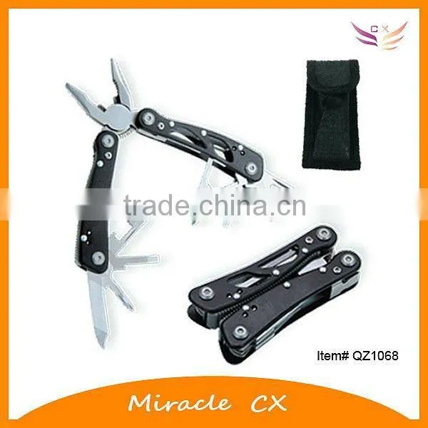 Black handle with hole mini multi plier