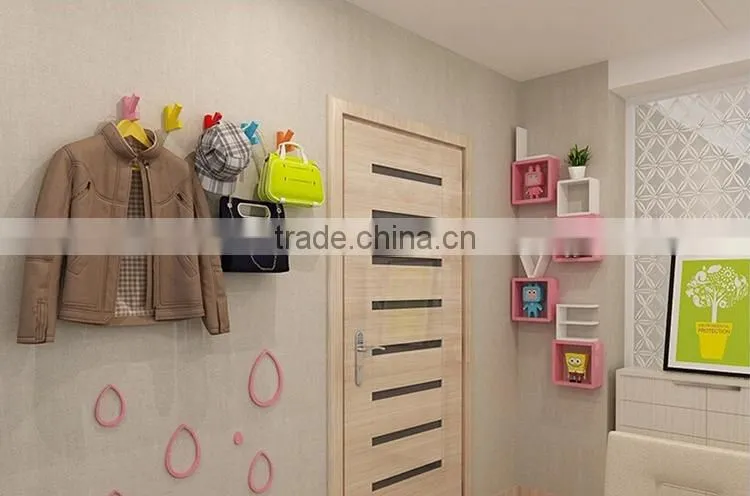 Creative Lovely Wood Hook Coat Hanger