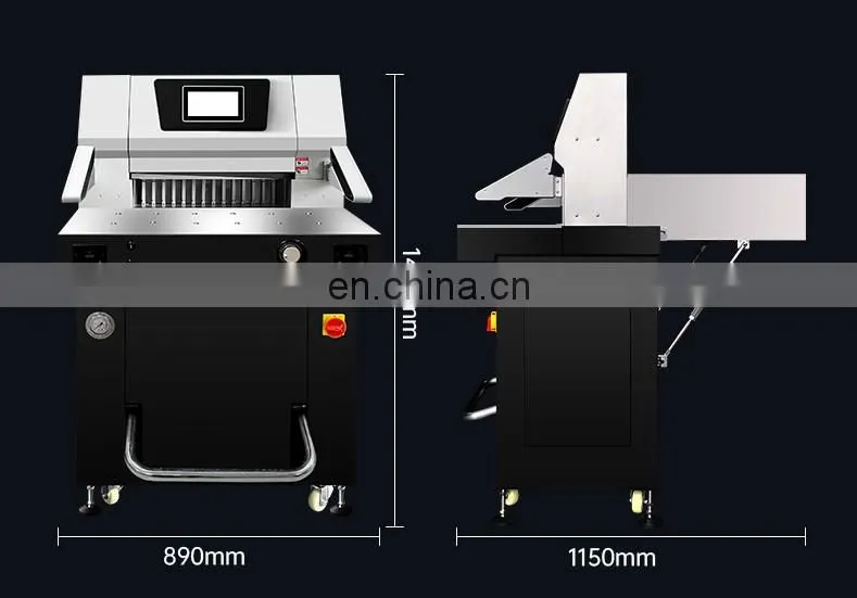 Samsmoon New Arrival Office Mute Hydraulic Electric Heavy Duty Max Cutting Size 500Mm Guillotine Paper Cutter