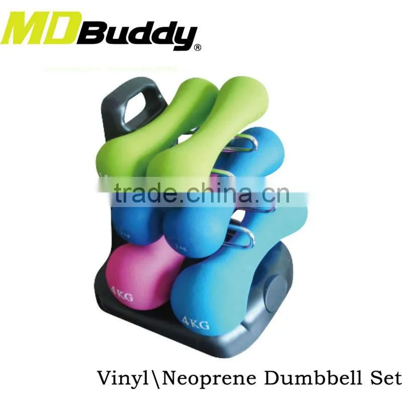 6kg neoprene dumbbell set