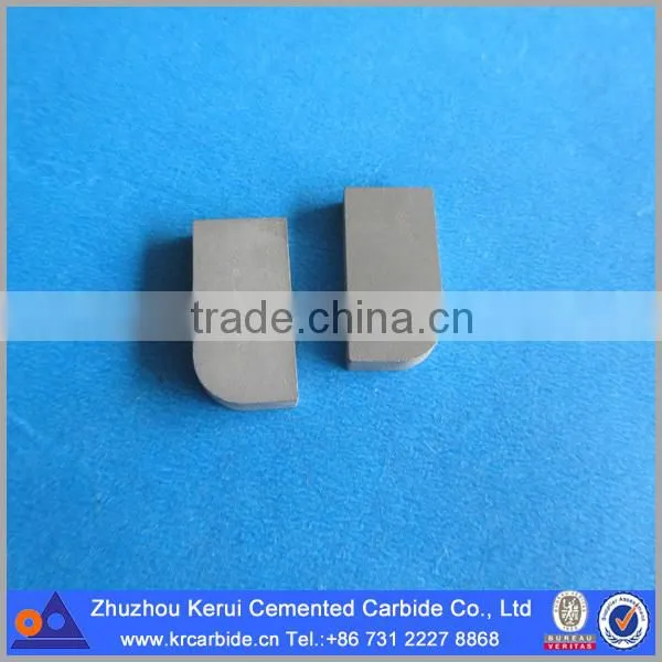 Customized tungsten carbide tips for brazed tools supplied in various grade from Zhuzhou Kerui