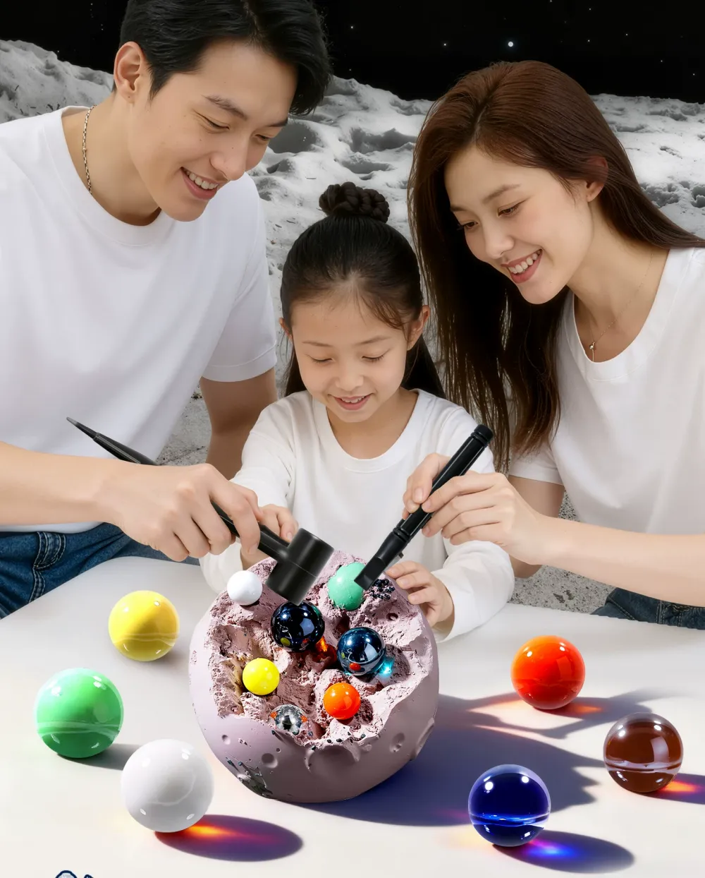 Parent-Child 8 Planets Dig Kit | Explore Space Together