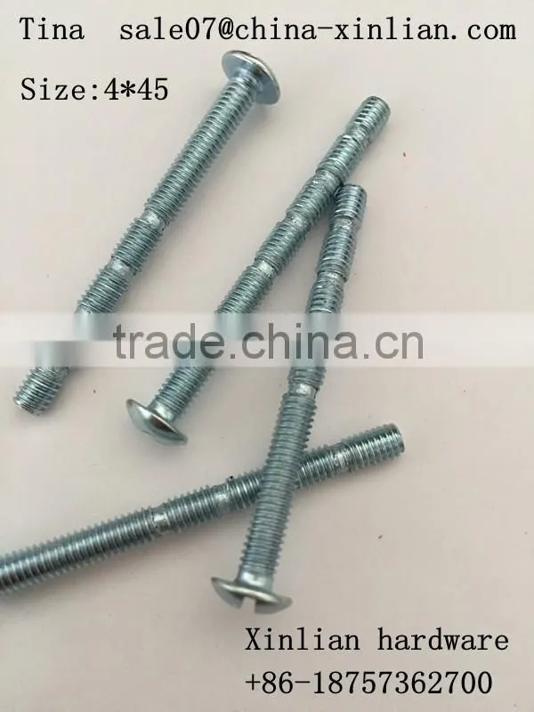 High Precision cross pan head breaking machine screws bamboo screws