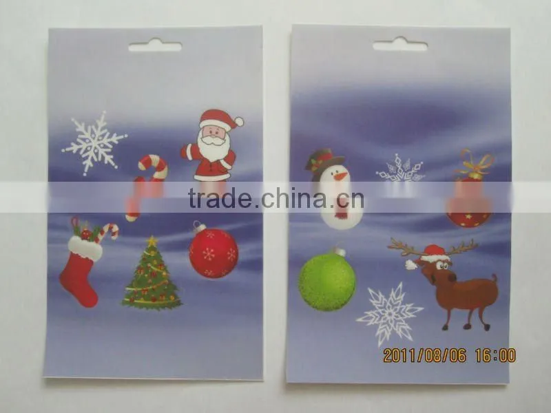 christmas static sticker