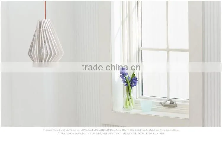 LED pendant light JK-8005B-10 led light wooden veneer pendant lamp hanging lamp