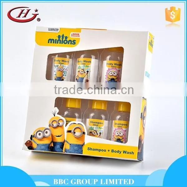 BBC Minons Gift Sets OEM 010 Custom children body care moisturizing natural mini shampoo