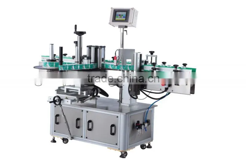 spx-semi-automatic flat bottle sticking machine