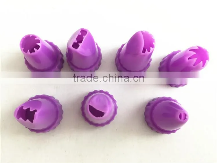 Hot sell plastic icing pen nozzle for kids